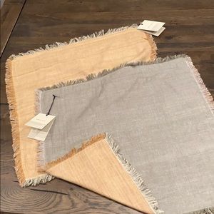 West Elm Textured Silk Fringe Pillow Covers 20x20